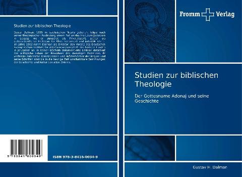 Studien zur biblischen Theologie
