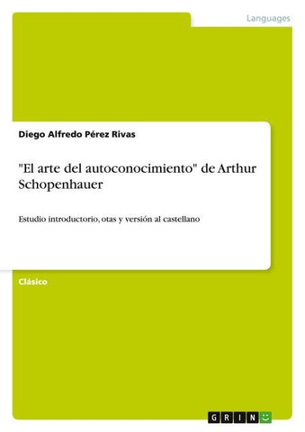 "El arte del autoconocimiento" de Arthur Schopenhauer