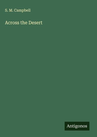 Across the Desert