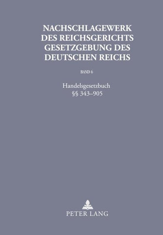 Nachschlagewerk des Reichsgerichts – Gesetzgebung des Deutschen Reichs