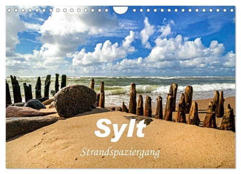 Sylt - Strandspaziergang (Wandkalender 2026 DIN A4 quer), CALVENDO Monatskalender