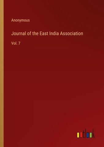 Journal of the East India Association