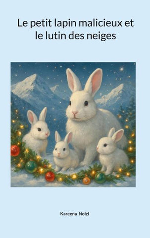 Le petit lapin malicieux et le lutin des neiges