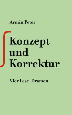 Konzept und Korrektur