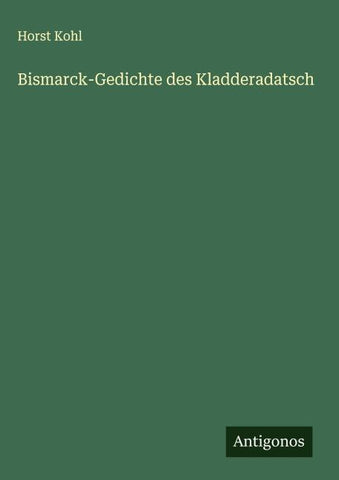 Bismarck-Gedichte des Kladderadatsch