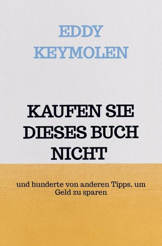 KAUFEN SIE DIESES BUCH NICHT