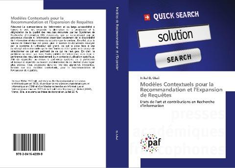 Modèles Contextuels pour la Recommandation et l'Expansion de Requêtes