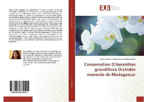 Conservation D'Aeranthes grandiflora Orchidée menacée de Madagascar