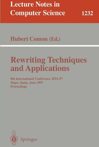 Rewriting Techniques and Applications