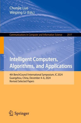 Intelligent Computers, Algorithms, and Applications