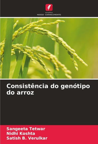 Consistência do genótipo do arroz