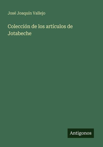 Colección de los artículos de Jotabeche