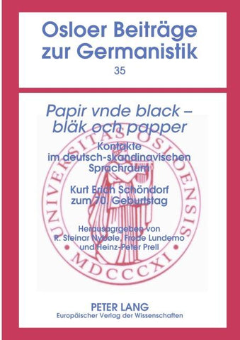'Papir vnde black - bläk och papper'
