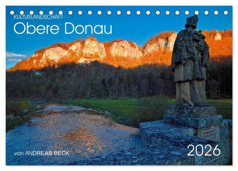 Kulturlandschaft Obere Donau (Tischkalender 2026 DIN A5 quer), CALVENDO Monatskalender