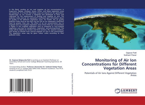 Monitoring of Air Ion Concentrations for Different Vegetation Areas
