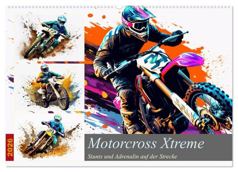 Motorcross Xtreme (Wandkalender 2026 DIN A2 quer), CALVENDO Monatskalender