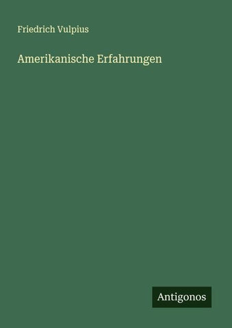 Amerikanische Erfahrungen