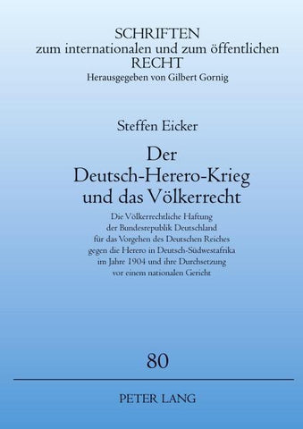Der Deutsch-Herero-Krieg und das Völkerrecht
