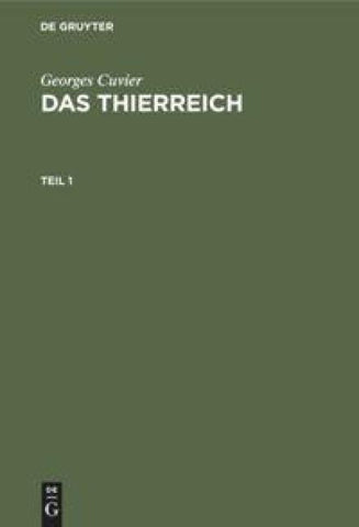 Das Thierreich. Teil 1