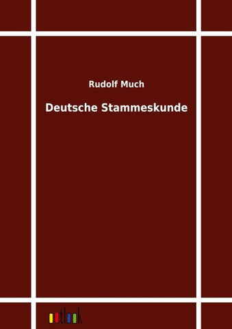 Deutsche Stammeskunde