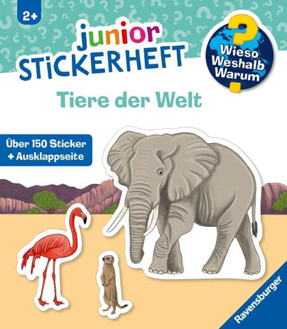 Wieso? Weshalb? Warum? junior Stickerheft - Tiere der Welt