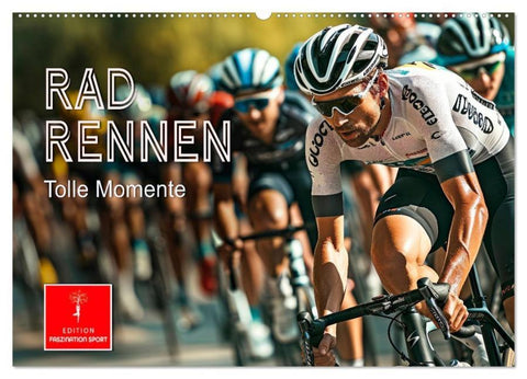 Radrennen - tolle Momente (Wandkalender 2026 DIN A2 quer), CALVENDO Monatskalender