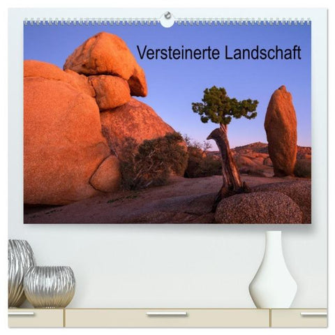 Versteinerte Landschaft (hochwertiger Premium Wandkalender 2026 DIN A2 quer), Kunstdruck in Hochglanz