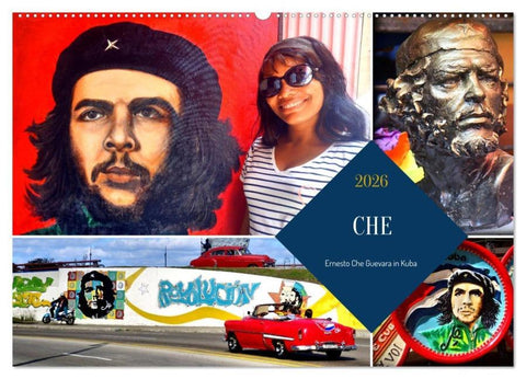 CHE - Ernesto Che Guevara in Kuba (Wandkalender 2026 DIN A2 quer), CALVENDO Monatskalender