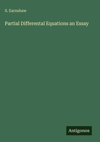 Partial Differental Equations an Essay