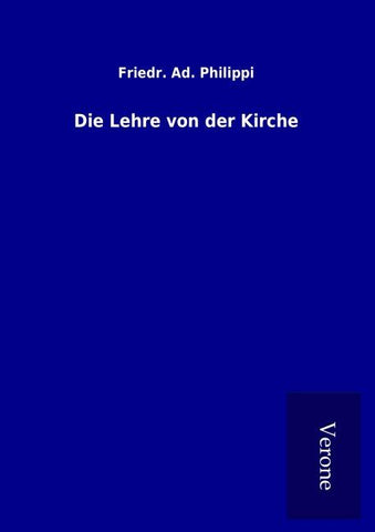 Die Lehre von der Kirche