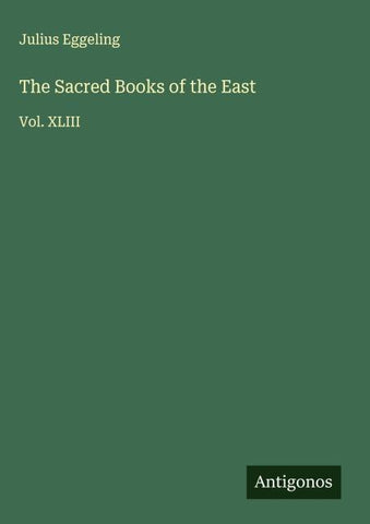The Sacred Books of the East