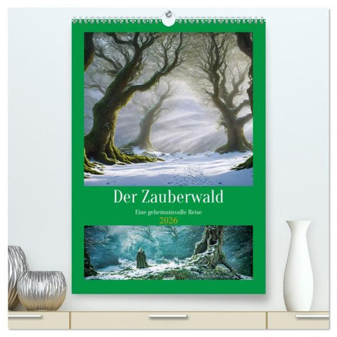Der Zauberwald Eine geheimnisvolle Reise (hochwertiger Premium Wandkalender 2026 DIN A2 hoch), Kunstdruck in Hochglanz