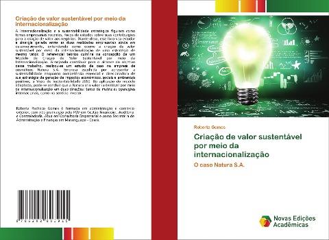 Criação de valor sustentável por meio da internacionalização