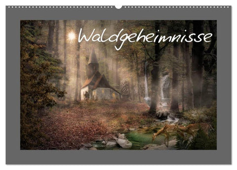 Waldgeheimnisse (Wandkalender 2026 DIN A2 quer), CALVENDO Monatskalender