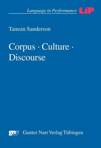Corpus - Culture - Discourse