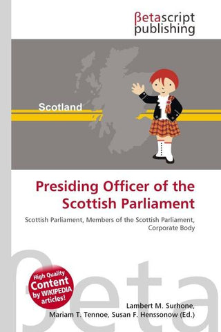 Presiding Officer of the Scottish Parliament