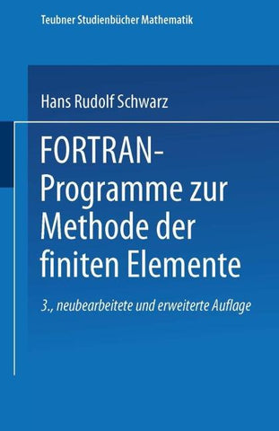 FORTRAN-Programme zur Methode der finiten Elemente