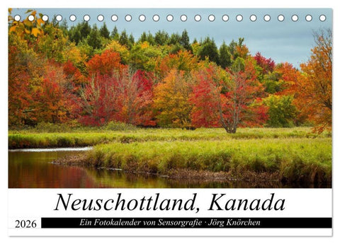 Neuschottland, Kanada (Tischkalender 2026 DIN A5 quer), CALVENDO Monatskalender