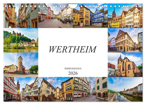 Wertheim Impressionen (Wandkalender 2026 DIN A4 quer), CALVENDO Monatskalender