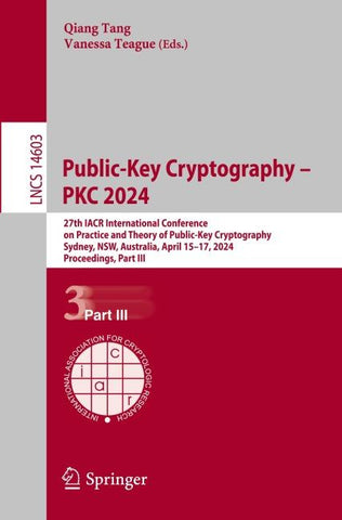 Public-Key Cryptography – PKC 2024