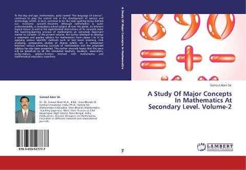 A Study Of Major Concepts In Mathematics At Secondary Level. Volume-2