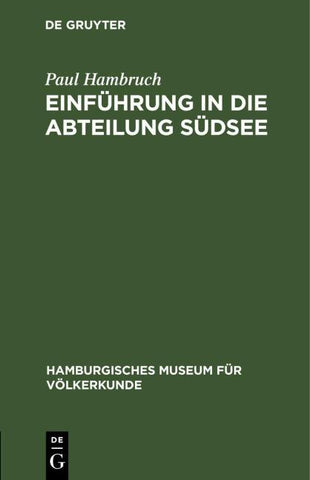 Einführung in die Abteilung Südsee