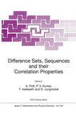 Difference Sets, Sequences and their Correlation Properties