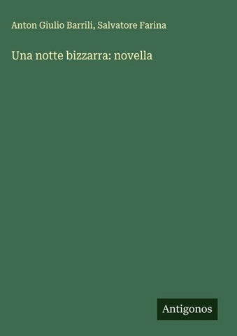 Una notte bizzarra: novella