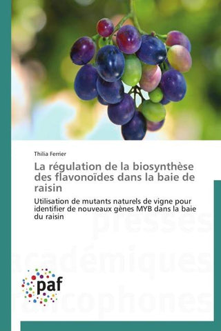 La régulation de la biosynthèse des flavonoïdes dans la baie de raisin