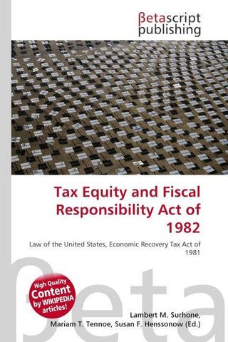 Tax Equity and Fiscal Responsibility Act of 1982