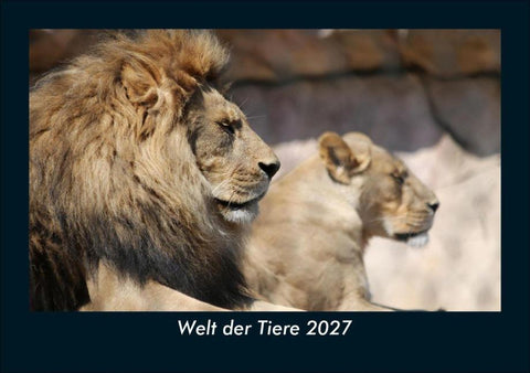 Welt der Tiere 2027 Fotokalender DIN A5