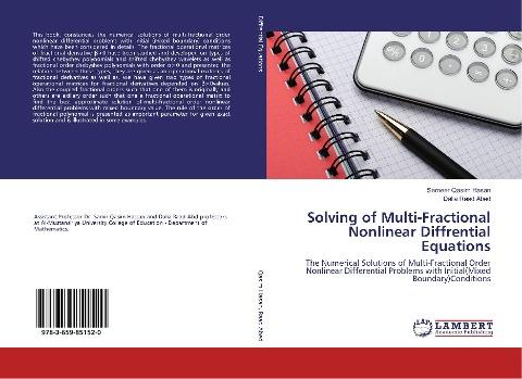 Solving of Multi-Fractional Nonlinear Diffrential Equations