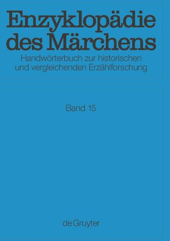 Enzyklopädie des Märchens / Verzeichnisse, Register, Corrigenda