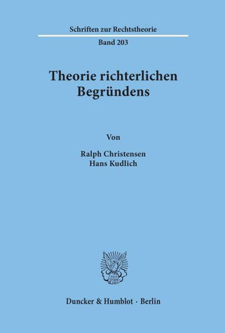 Theorie richterlichen Begründens.
